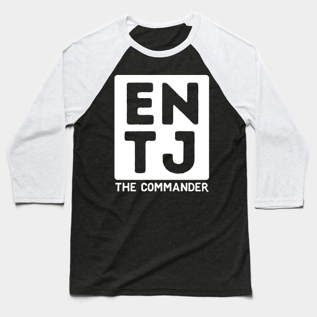 ENTJ Baseball T-Shirt by Teeworthy Designs